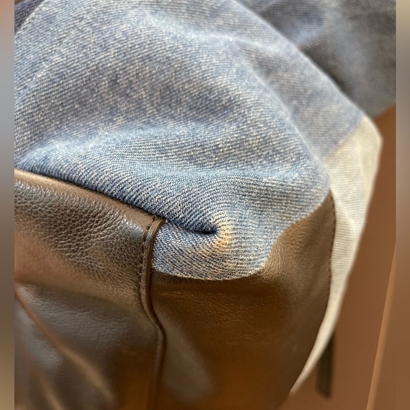 SEE BY CHLOE ANDY SHOPPER TOTE BAG DENIM/LEATHER - Picture 12 of 14